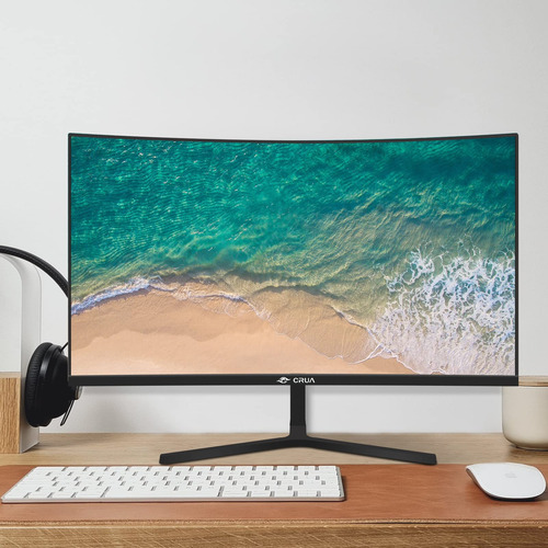 Monitor Curvado De 24 Pulgadas Fhd 2800r 75hz Bisel Estrecho