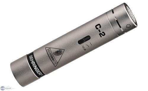 Micrófonos Behringer C-2 condensador cardioide plateados