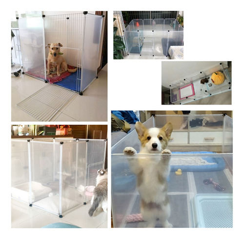 Cercadinho Portátil Grande Para Animais De Estimação, 10 Pai