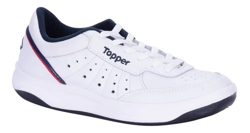 Imagen 1 de 5 de Zapatillas Topper X Forcer Adulto Tenis 100% Cuero Flor