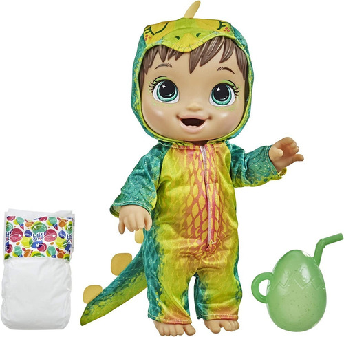 Baby Alive Dino Cuties Doll Stegosaurus Accesorios Muñeca