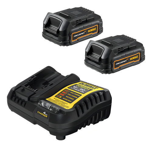 Kit 20v Taladro Percutor+ Ator Impac Dewalt X Mclaren F1team Color Negro