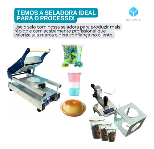 100 Selos Laminado De Aluminío Lacre Seguro Indução 37mm