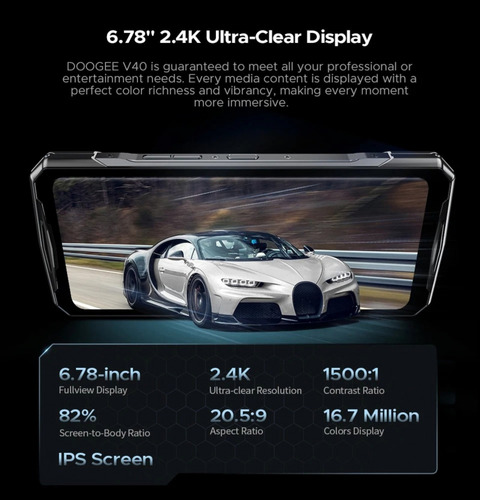 Doogee V40 Con Chip Dimensity 7300 Para Juegos Exigentes
