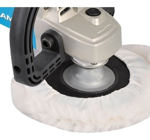 Imagen 2 de 4 de Lustradora Pulidora Lijadora Disco 180mm 1200w Gamma G1928ar