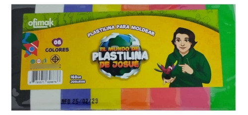 Plastilina Para Moldear 8 Colores Ofimak Josue08
