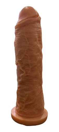 Penis Grosso De Silicone Com Veias 20cm X 7cm Macio Maciço