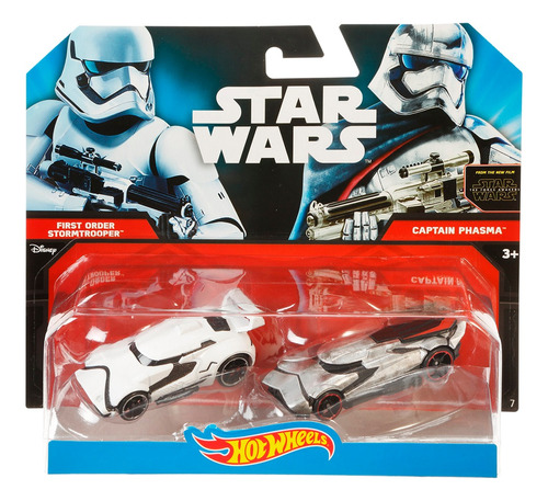 2pack Hot Wheels Star Wars Stormtrooper & Captain Phasma