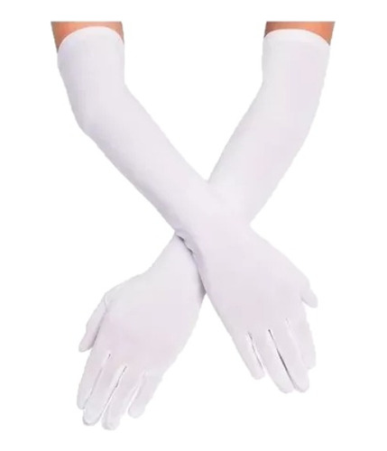 Guantes Blancos Xl - 55 Cm