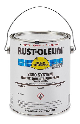 Rust-oleum Pintura Para Rayas 3.8 L- Amarilla - 2/paq