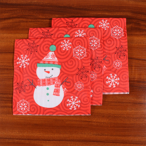 Servilletas Navideñas Para Invitados