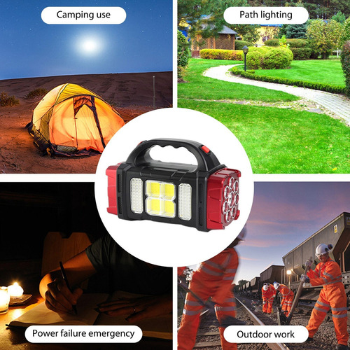 Luz Solar Led Con Luz De Trabajo Con Lámparas Solares
