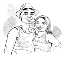 Comprar Caricaturas Foto Aniversarios Festas Casamento Convites