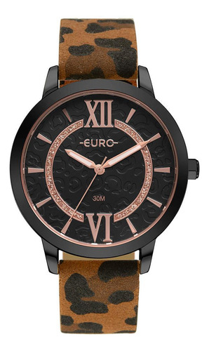 Relógio Euro Feminino Glitz Preto - Eu2036yqyb/3m