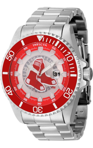 Reloj De Cuarzo Invicta Mlb Boston Red Sox Para Hombre 43457