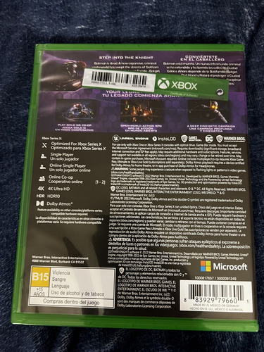 Videojuego Gotham Knights Xbox Físico Sin Codigos (Usado)