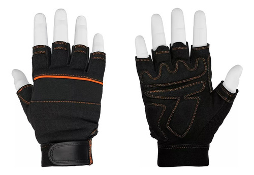 Guantes De Uso Automotriz Sin Dedos Truper 13195