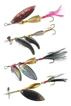 Comprar 4 Señuelos Spinner Cucharilla De Pesca Trucha Tilapia Lobina