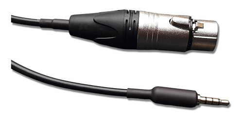 Cabo Gravação Microfone De Mão No Celular P3 Xlr Fêmea 3m