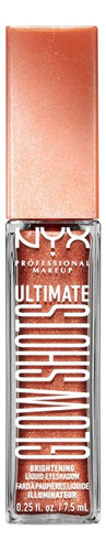 Sombra Líquida Nyx Professional Ultimate Glow Shots 7.5ml Sombra Clemetine Fine