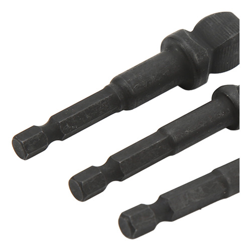Adaptador De Enchufe Hexagonal 3 Piezas 1/2 In 3/8 In 1/4 In