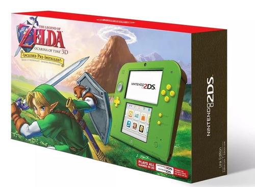 Console Nintendo 2ds Original Link Zelda Edition + Game