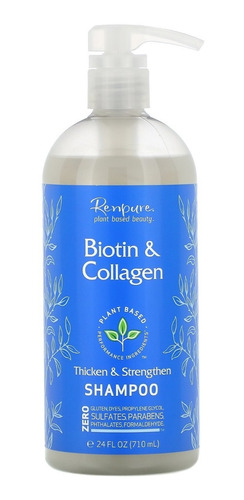 Renpure Biotina Y Colágeno Shampoo · Engrosamiento Y Fuerza