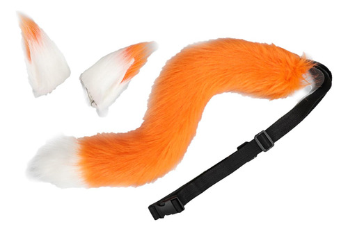 Conjunto De Orejas Y Cola De Zorro, Accesorios De Cosplay,