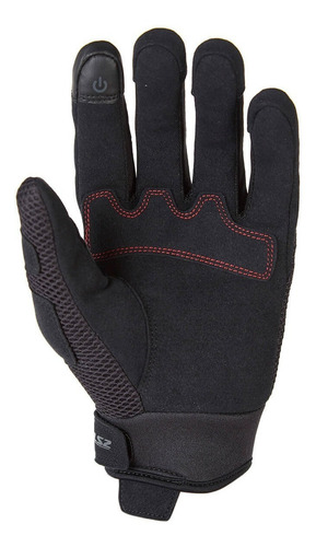 Imagen 2 de 8 de Guantes Moto Cortos Ls2 Ray H Negro