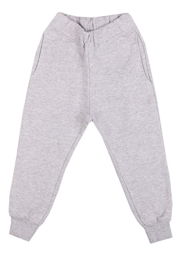 Jogging Babucha Colegial Niño/a- Narin Gris Con Friza T2-16