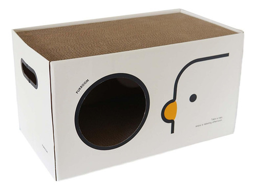 Vg Gato Ondulado Casa Scratcher Placa Interativa