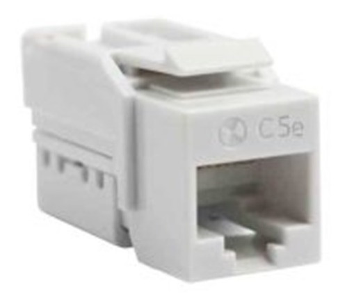 Satra 0101010001 - Jack Para Conector Rj45 Cat5e, Blanco.