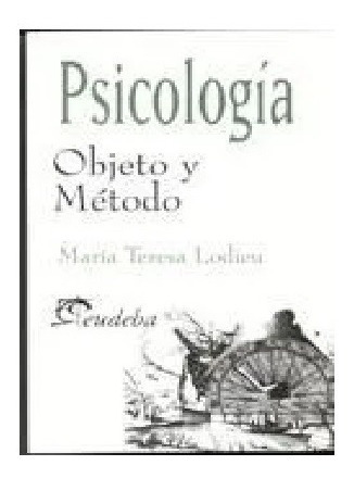 Psicología. Objeto Y Método Nuevo!