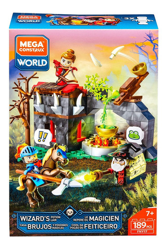 Mega Construx World Casa Brujos Magicos  Y Poviones 189 Pz 