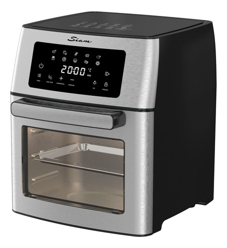 Freidora De Aire Siam 15l 1700w Doble Vidrio