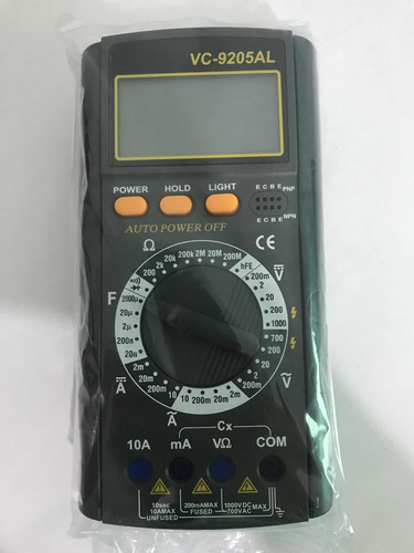 Imagen 3 de 3 de Tester Multimetro Digital Vc9205 Al !!!! O F E R T A !!!!