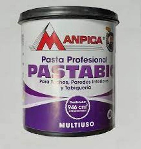 Imagen 1 de 2 de Pasta Profesional Mastique Pastabiq Marca Manpica 1/4