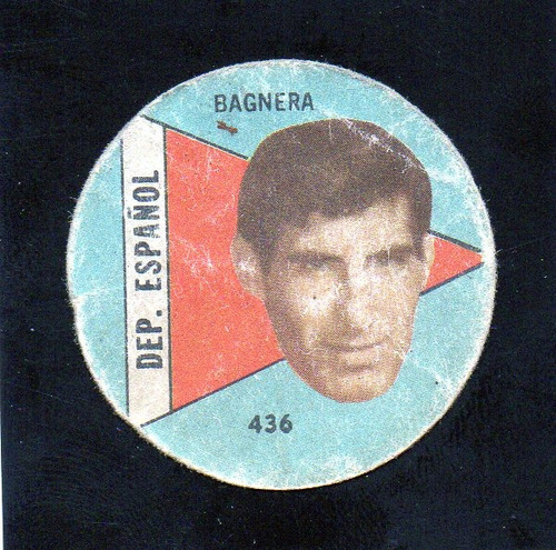 Fulbito 1964, Figurita N° 436 Bagnera, Dep. Español. Mira!!!