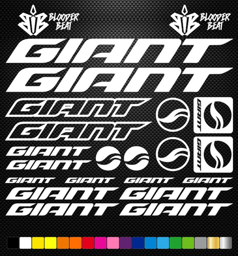 Stickers Ciclismo Giant Calcomanía