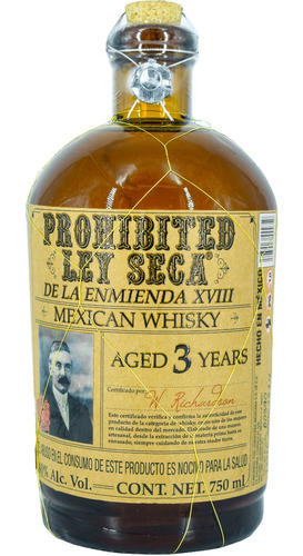 Whisky  Ley Seca 750 Ml 
