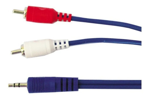 Cable Rca A Mini Plug 3.5 Reforzado Stereo 8mt L4563-8
