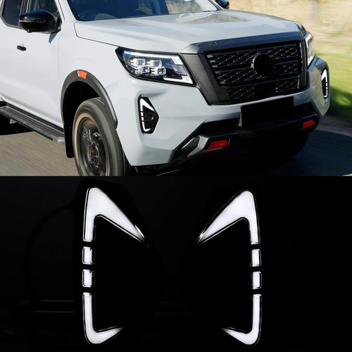 Imagen 6 de 7 de Biseles Led Direccionales Nissan Frontier Pro4x 2021 2022