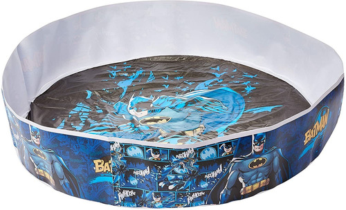 Piscina Inflável Batman Infantil 224 Litros Fun Divirta-se Cor Azul