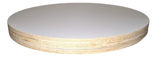 Kit 10 Cake Board 20cm Tabuleiro Bolo Em Mdf 3mm Redondo