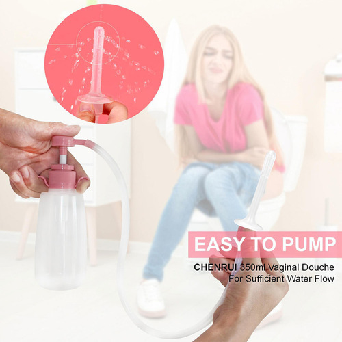 Ducha Limpiadora Vaginal Portátil De 350 Ml De Gran Capacida