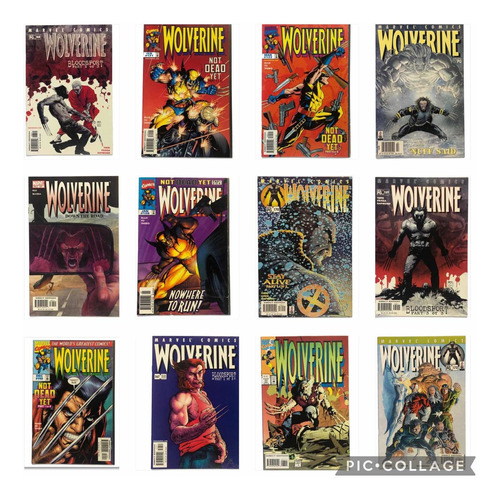 Lote 12 Cómics Wolverine Vol.2 1994-2003 Marvel Usa