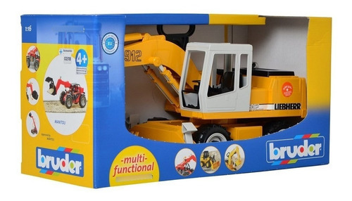 Escavadeira Liebherr 1:16 Scale Bruder 2426 Alemanha Cor amarela