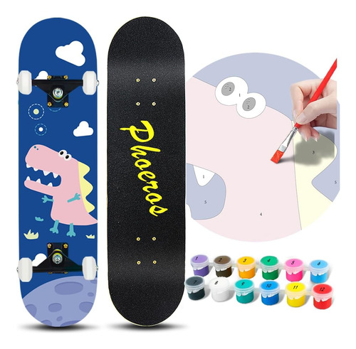 Patinetas Completas Diy (dinosaurio)