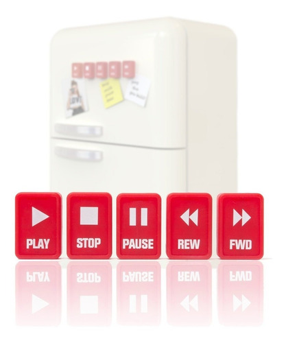 Imagen 1 de 4 de Juego De Imanes Para Refrigerador - Forma Botones