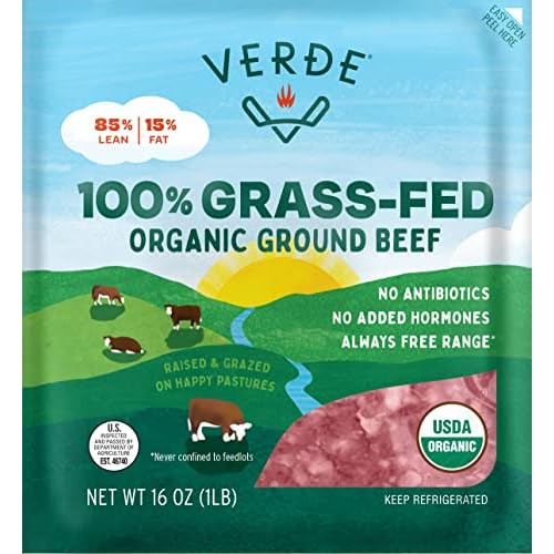 Carne Molida De Res Orgánica 100% Pastoreo Verde Farms...